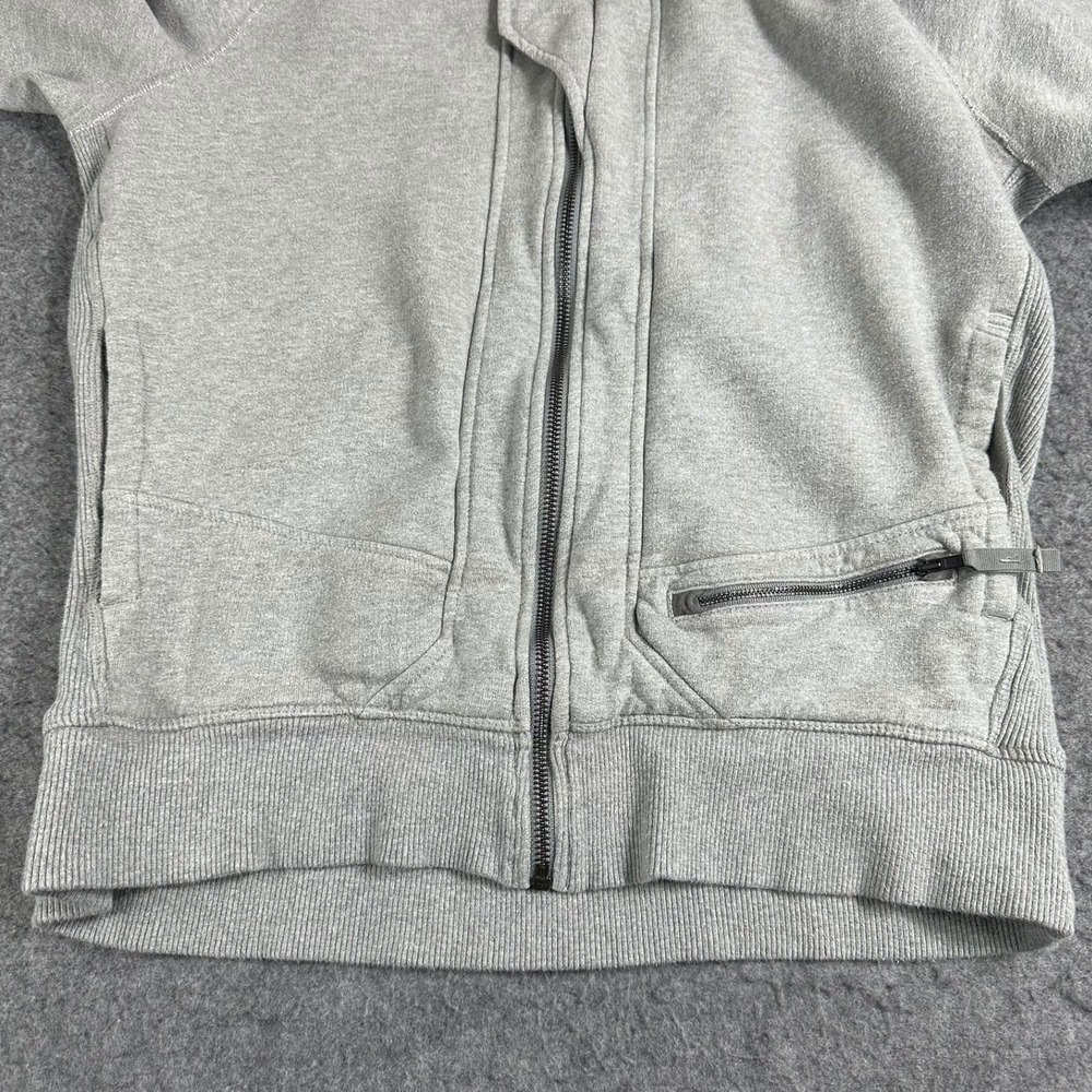 Lululemon Athletica Gray Zip Up Hoodie Full Zip Athletic Mens Size Medium - Picture 10 of 14